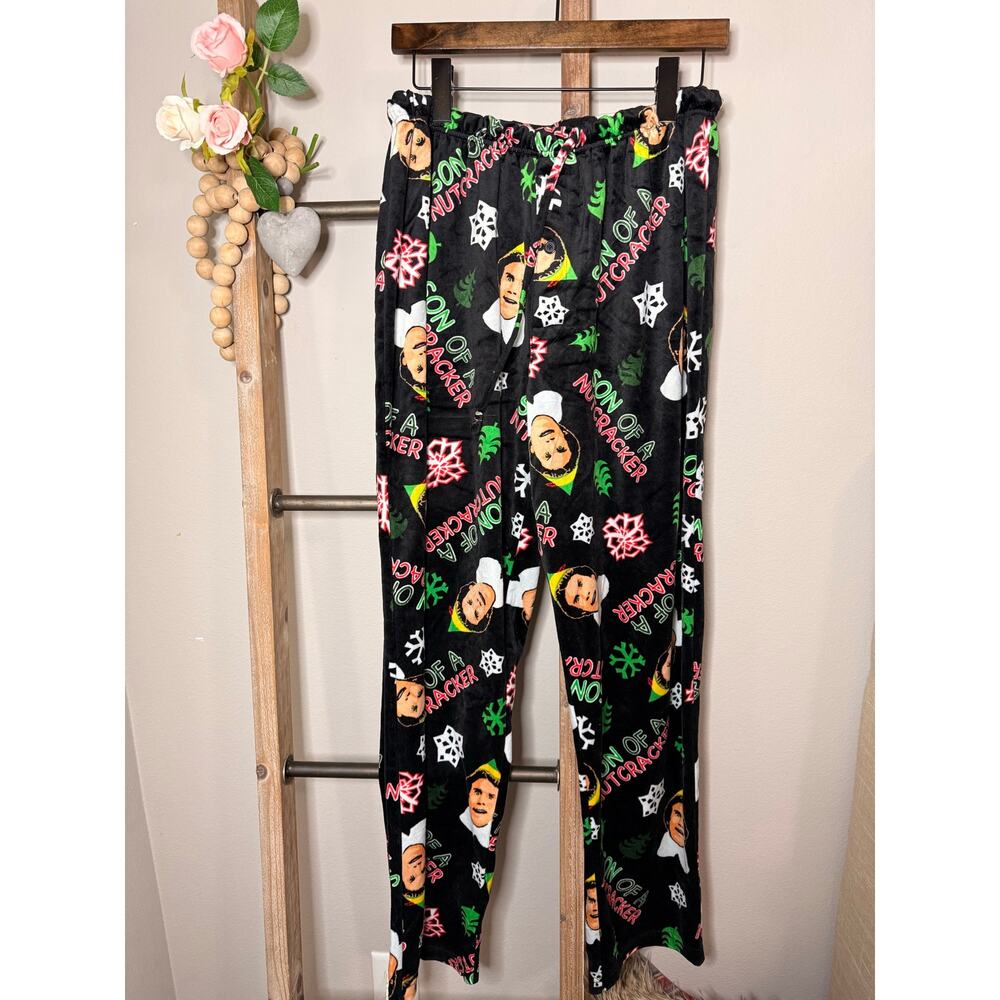 Elf Christmas Movie Super Soft Fleece Pajama Pants Size X Large - Picture 2 of 5